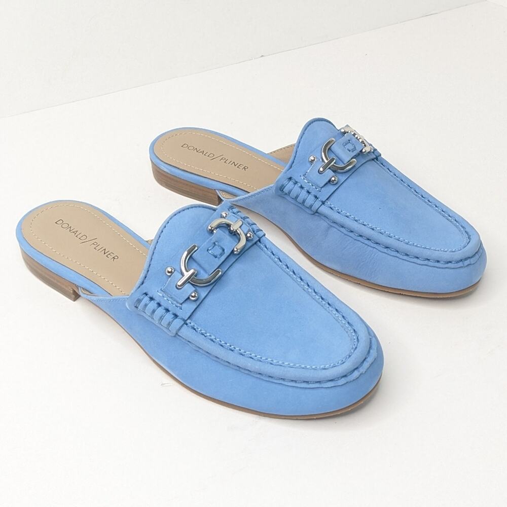 Donald Pliner Sylvi Mules, Denim Leather, Women's 7.5